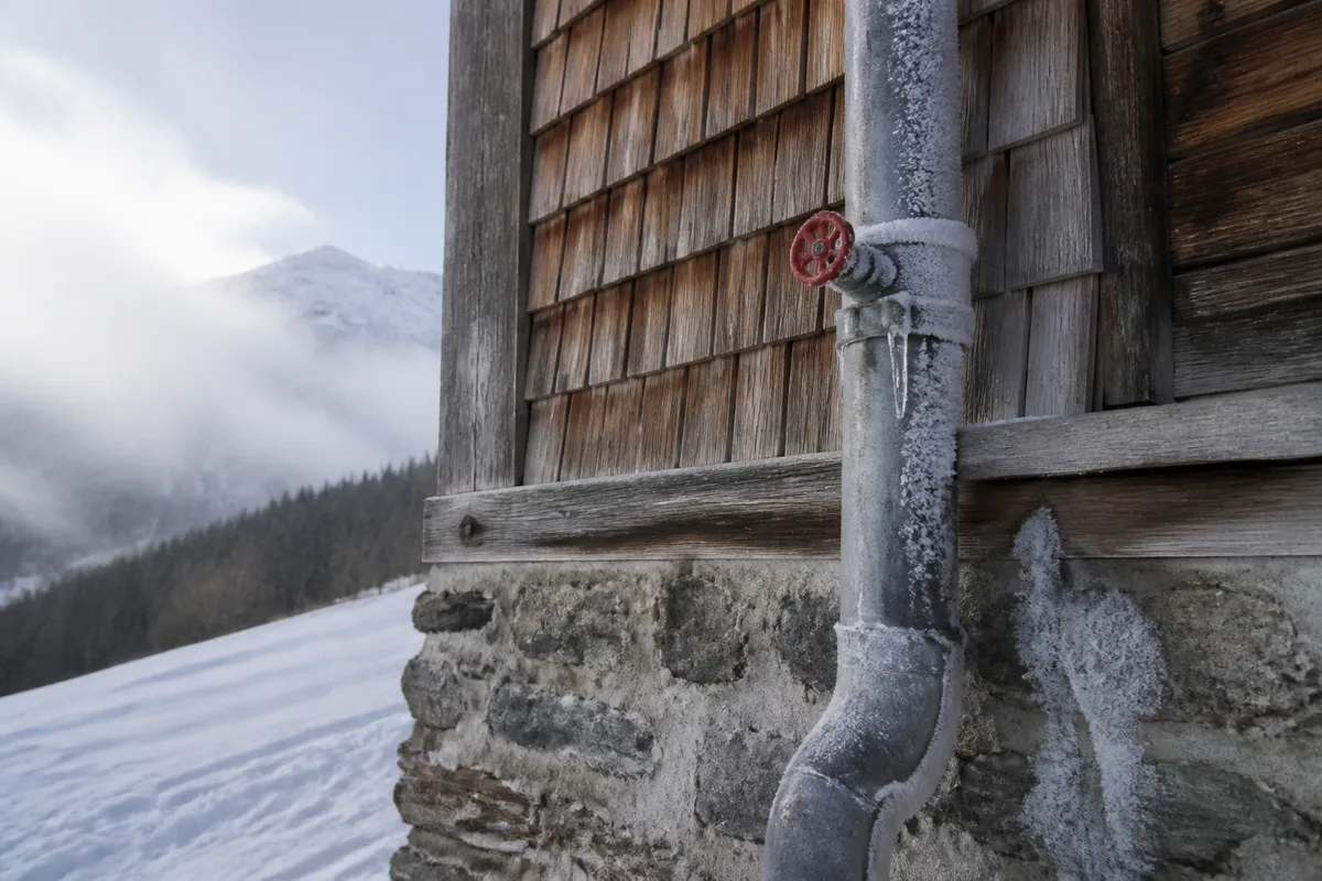 Fuite d'eau, gel et rupture de canalisation en vallée de l'Arve
