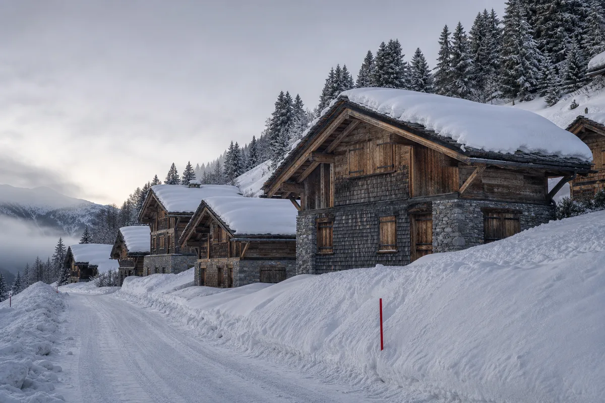 Plombier à Megève : fuite, gel et surveillance de chalet vide
